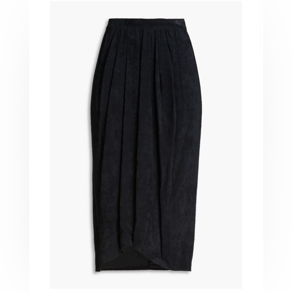 Isabel Marant gathered corduroy midi skirt